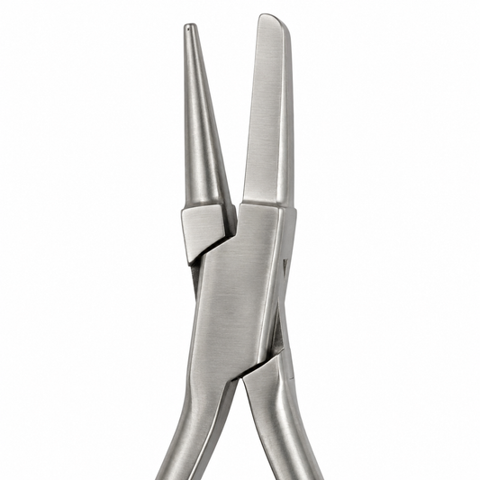 Professional Optical Flat & Round Nose Pliers – Precision Eyeglass Frame Adjustment Tool